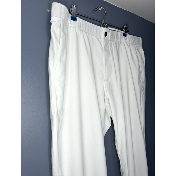 Under Armour Showdown Golf Pants Mens 42x30 White Straight Performance 1309545 - Picture 3 of 16